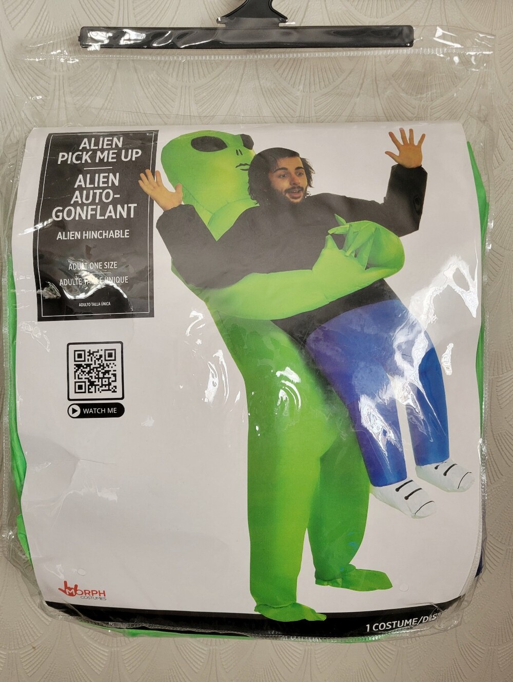Morph Costumes Inflatable Alien Pick Me Up Halloween Costume Adult One Size